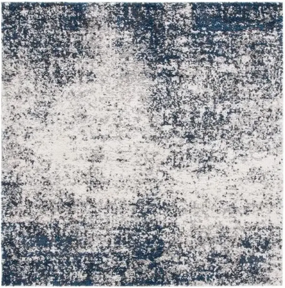 JERICHO SHAG 112 Blue 6'-7' X 6'-7' Square Square Rug