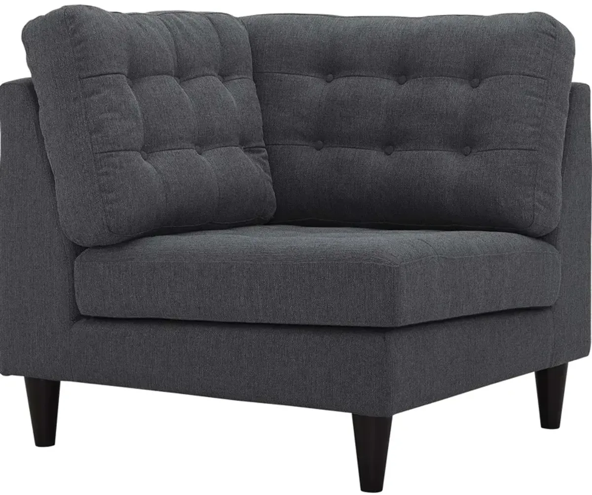 Empress Upholstered Fabric Corner Sofa