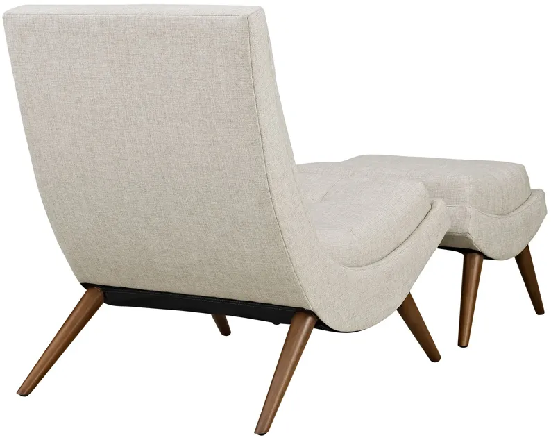 Ramp Upholstered Lounge Chair Set