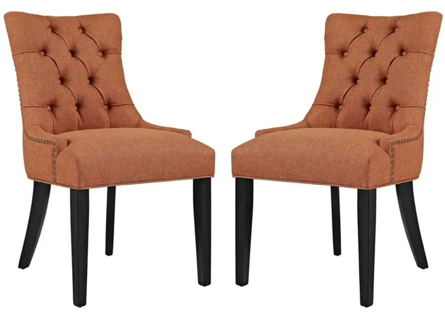 Regent Dining Side Chair Fabric Set of 2