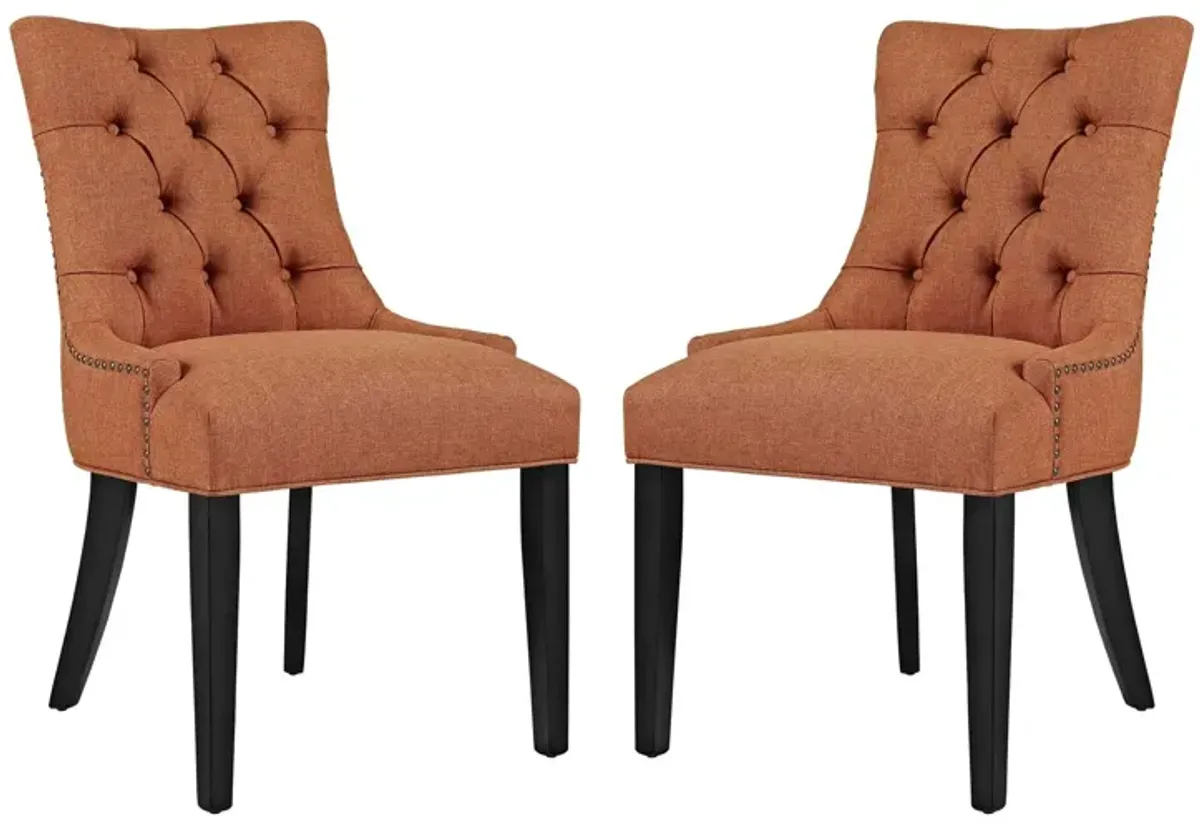 Regent Dining Side Chair Fabric Set of 2