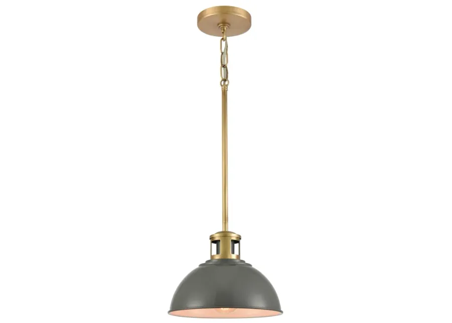 Lyndon 10" Wide 1-Light Mini Pendant - Gray