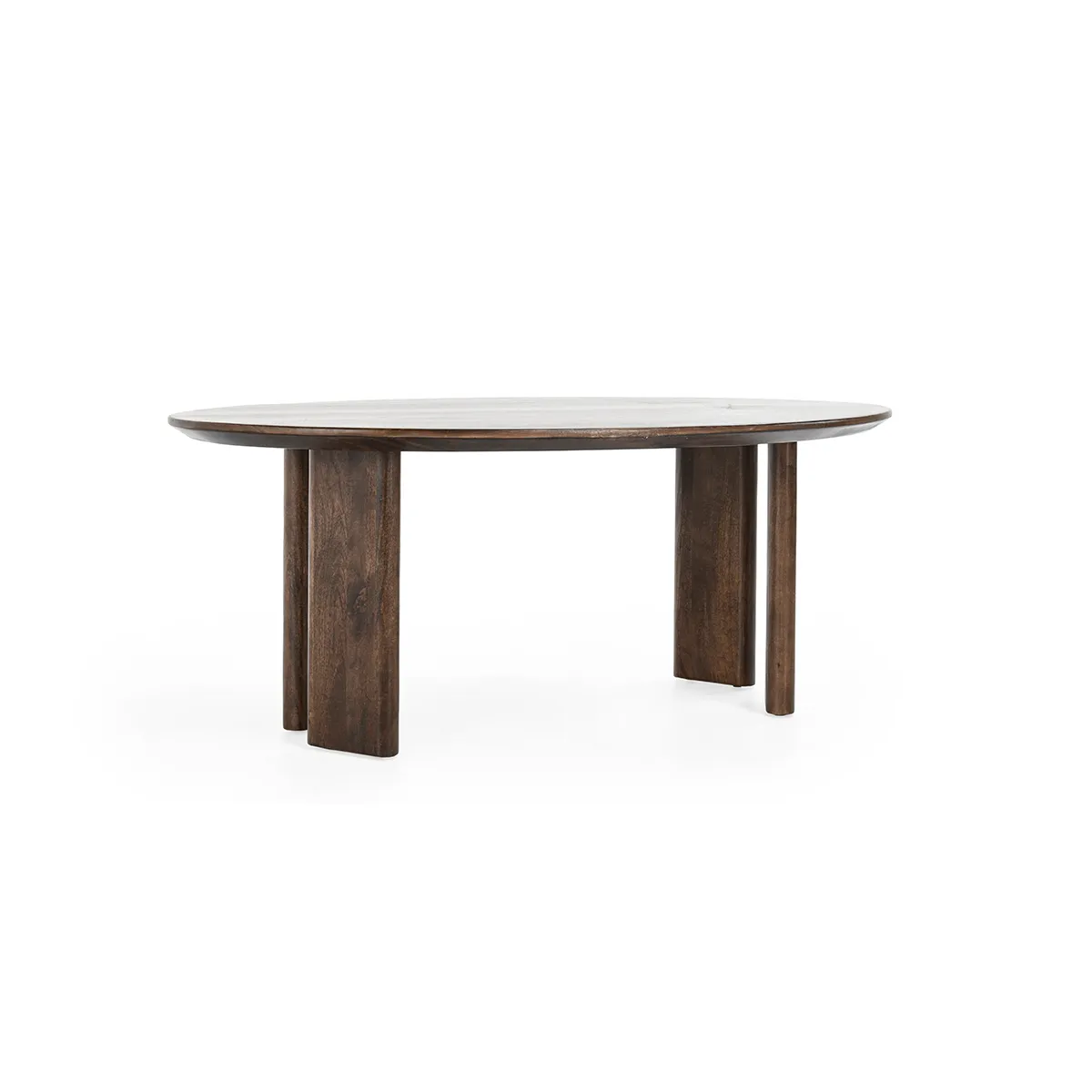 Norwood 78" Mango Wood Dining Table in Brown