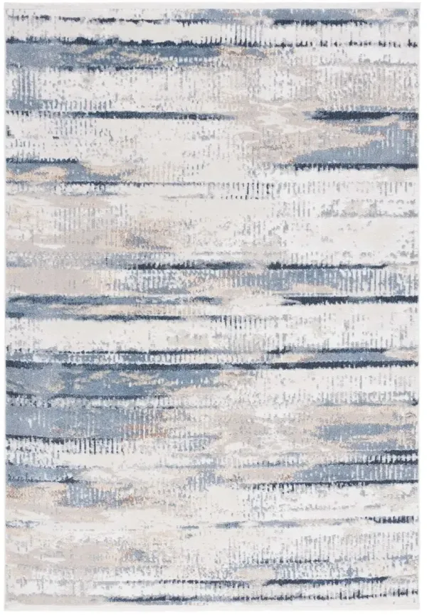 BAYSIDE 130 Blue 4' X 6' Small Rectangle Rug