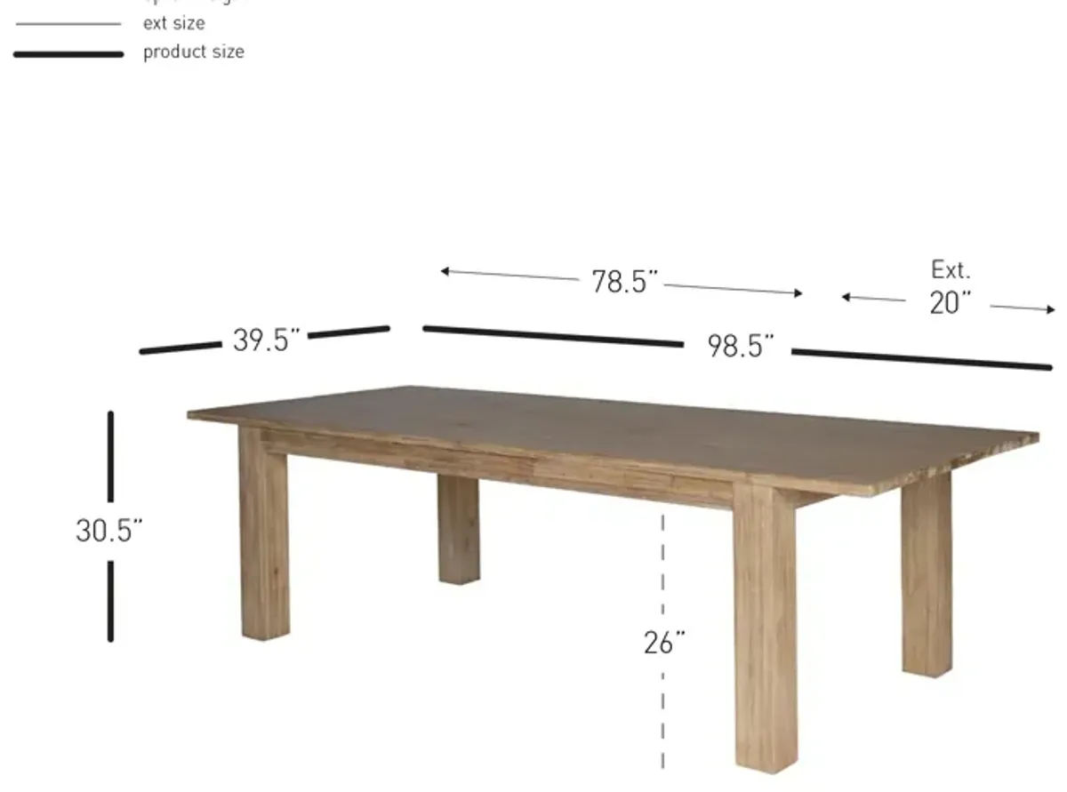 Bedford Butterfly Dining Table