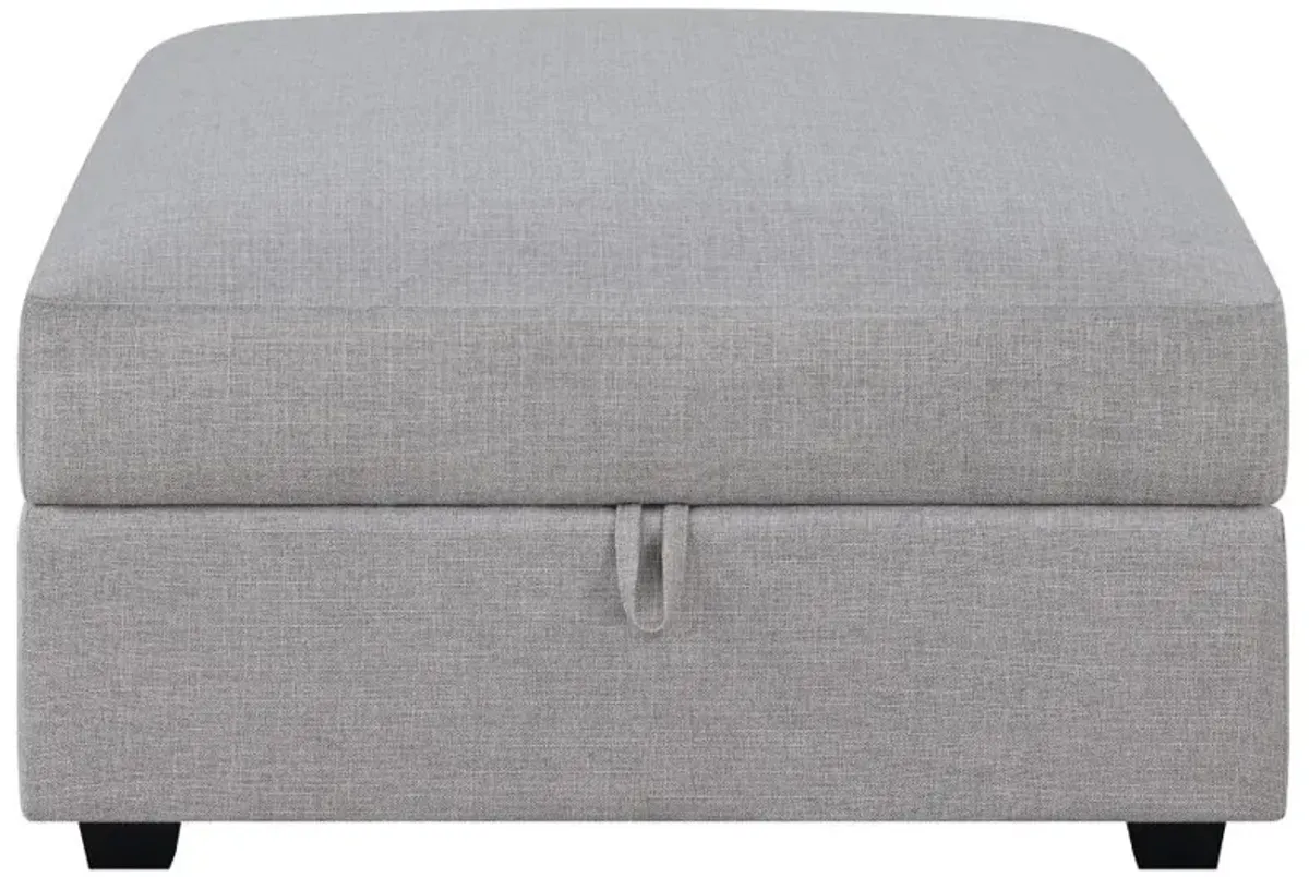 Shaylyn Upholstered Square Storage Ottoman