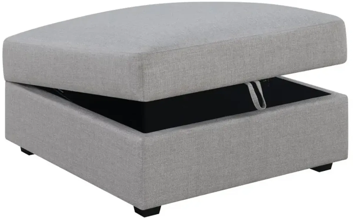 Shaylyn Upholstered Square Storage Ottoman