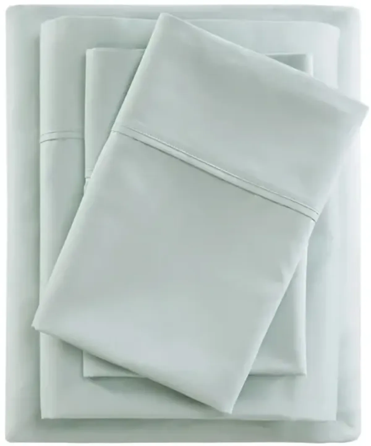 Beautyrest 600 Thread Count Seafoam Cooling Cotton Blend 4 PC Sheet Set