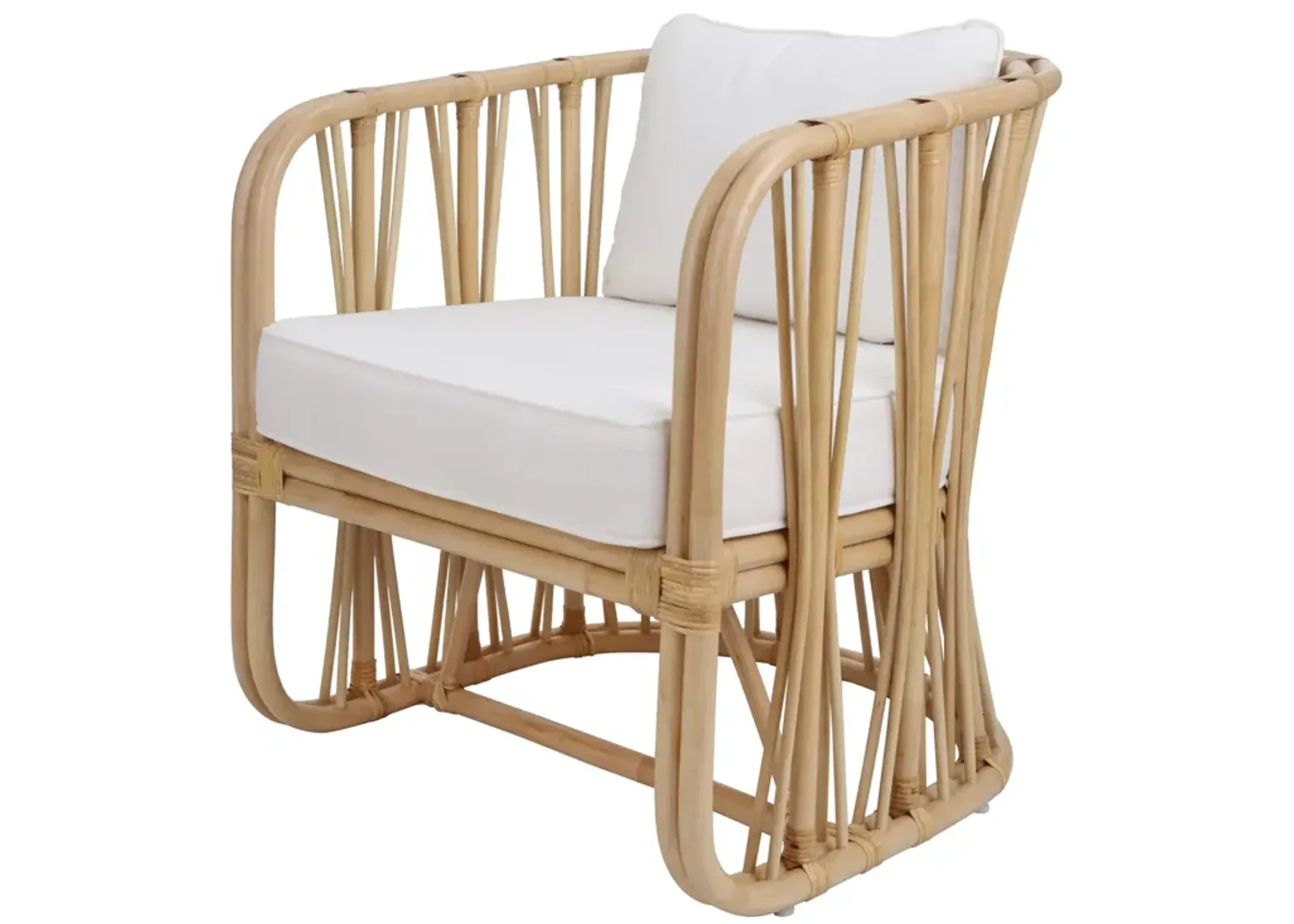 Shanaya Rattan Accent Arm Chair, Natural