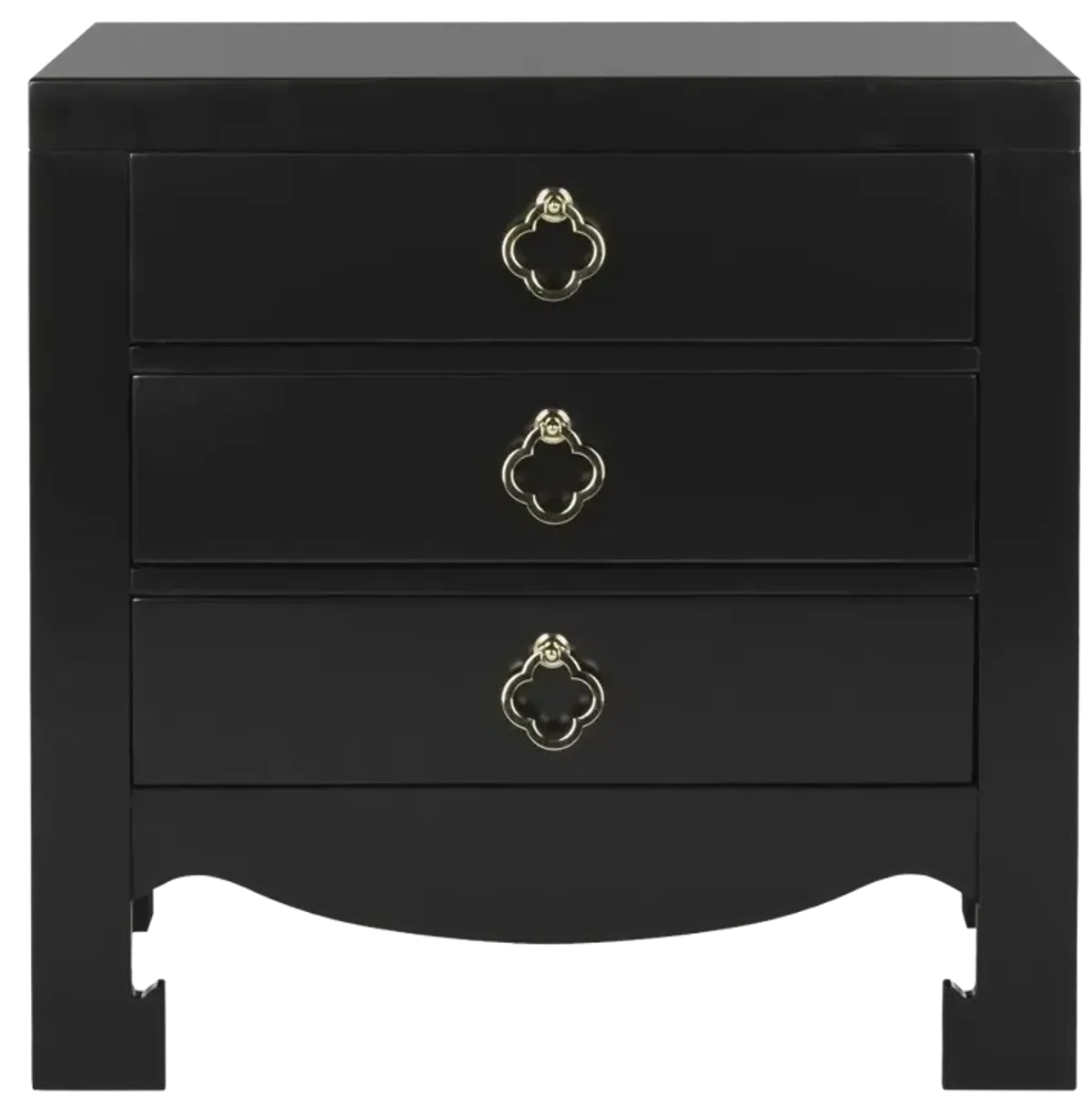 NERO 3 DRAWER NIGHTSTAND