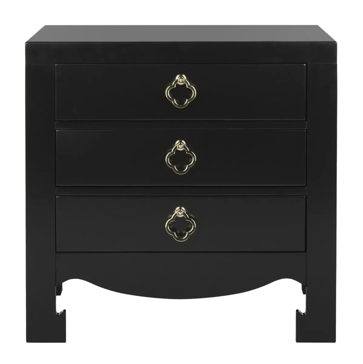 NERO 3 DRAWER NIGHTSTAND