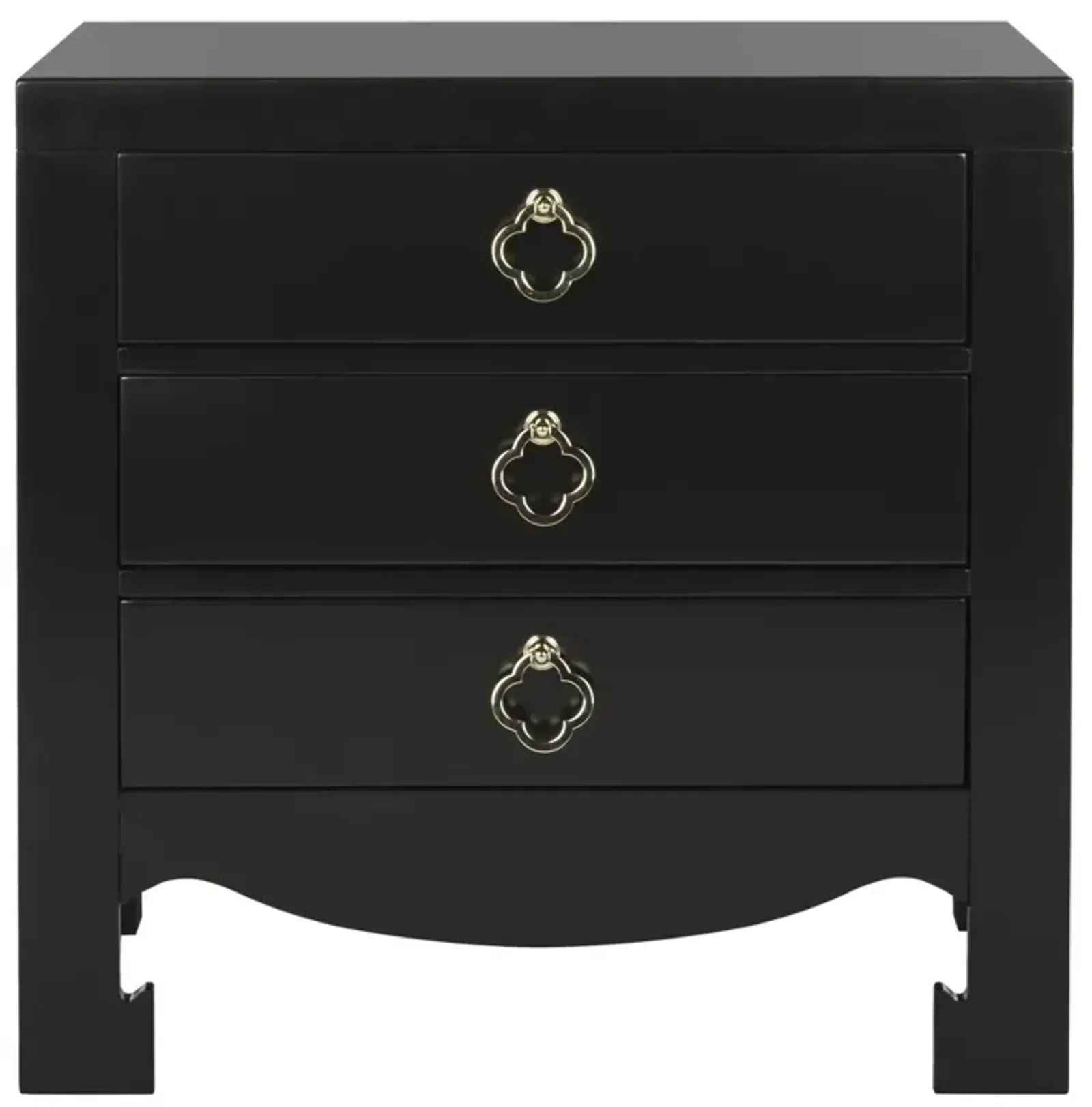 NERO 3 DRAWER NIGHTSTAND