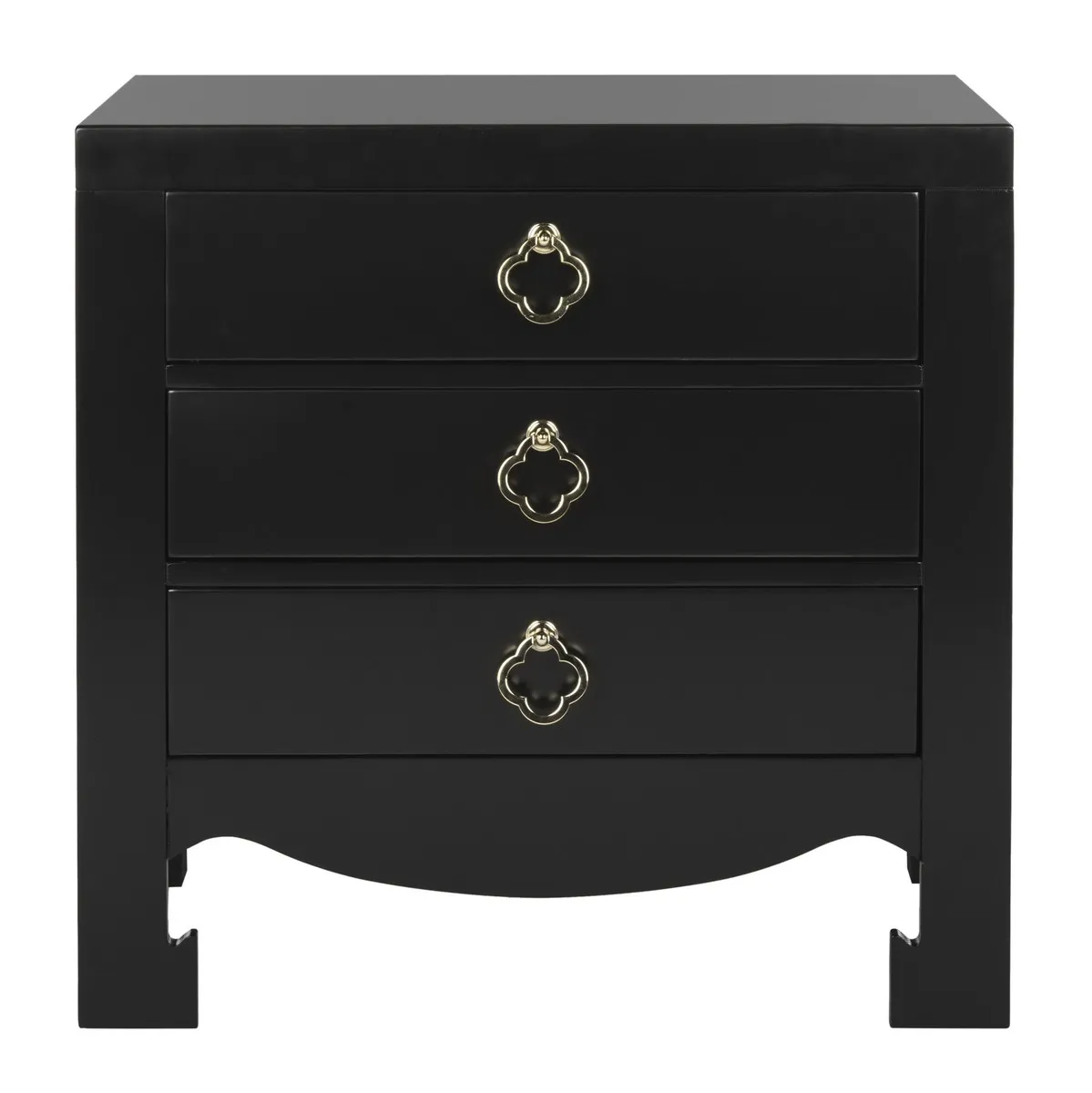 NERO 3 DRAWER NIGHTSTAND