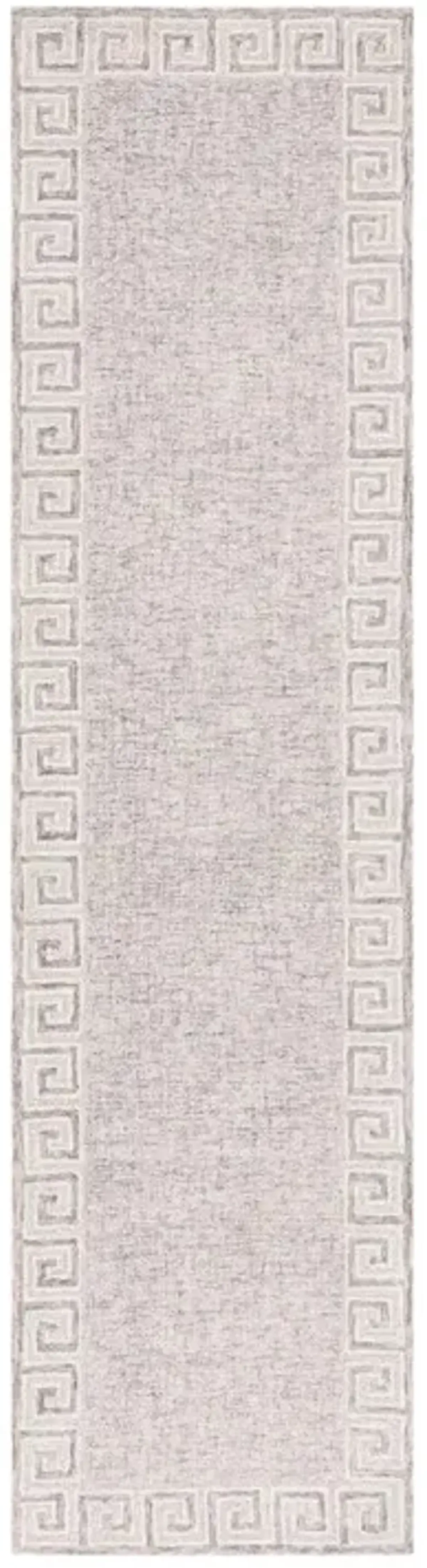 EBONY 354 Grey  2'-3' X 9' Runner Rug