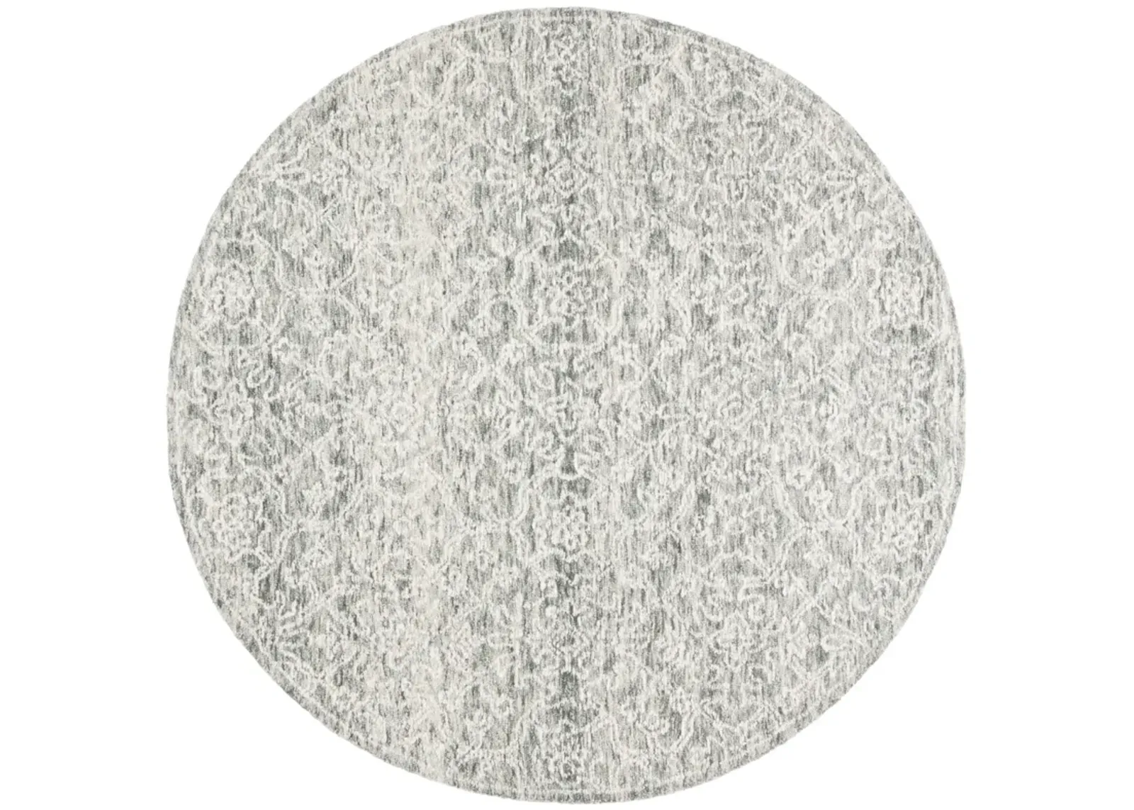 EBONY 301 IVORY  6' x 6' Round Round Rug