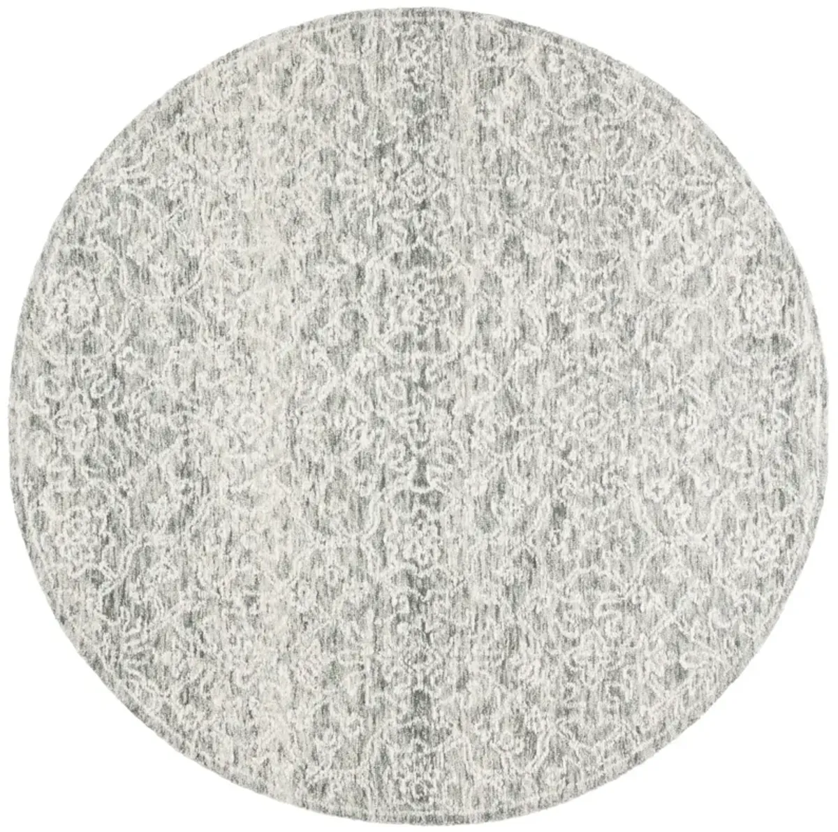 EBONY 301 IVORY  6' x 6' Round Round Rug