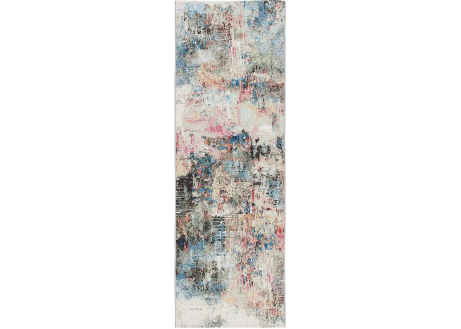 BARBADOS 544 Multi 2'-8' X 8' Runner Rug