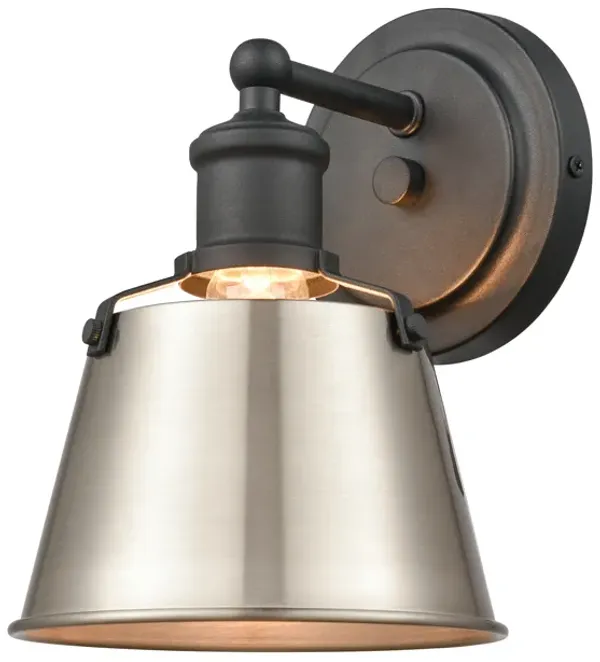 Holgate 9" High 1-Light Sconce - Charcoal