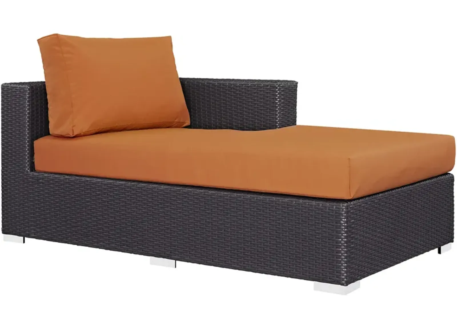 Convene Outdoor Patio Fabric Right Arm Chaise