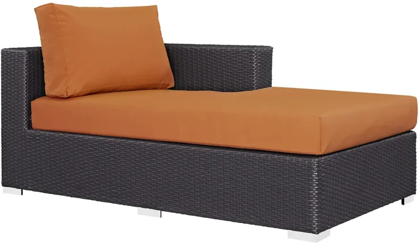 Convene Outdoor Patio Fabric Right Arm Chaise