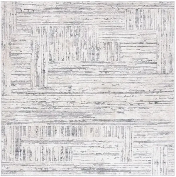 OPAL 420 Grey 6'-7' X 6'-7' Square Square Rug