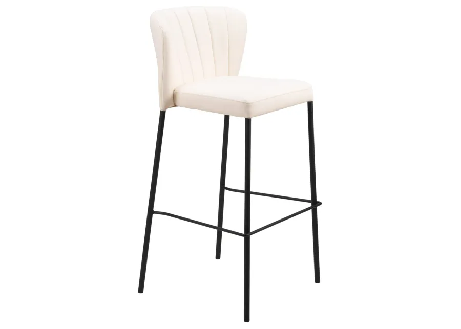 Linz Barstool (Set of 2) Cream