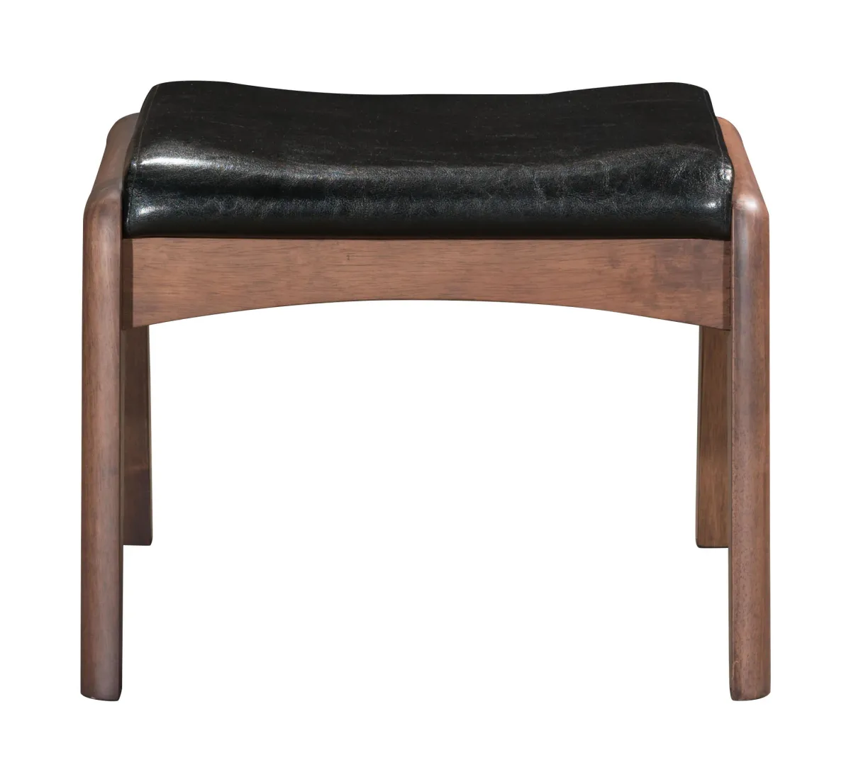 Bully Lounge Chair & Ottoman Black