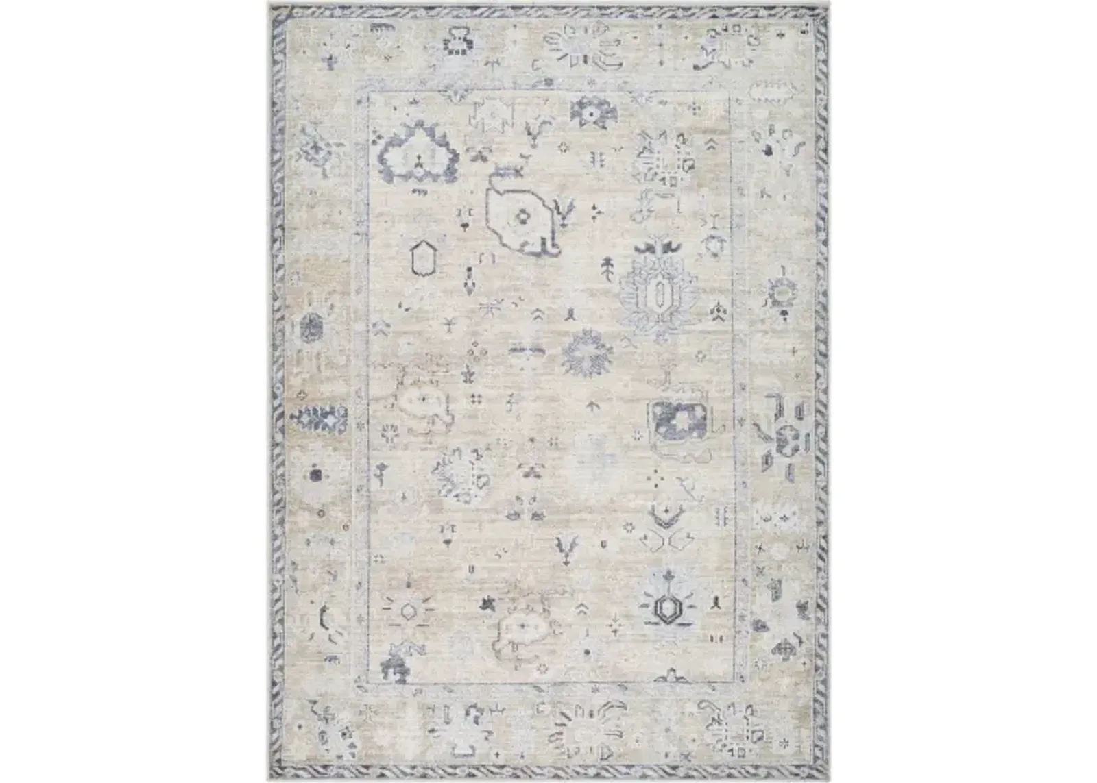 Marlon MLO-2306 3'10" x 5'7" Machine Woven Rug