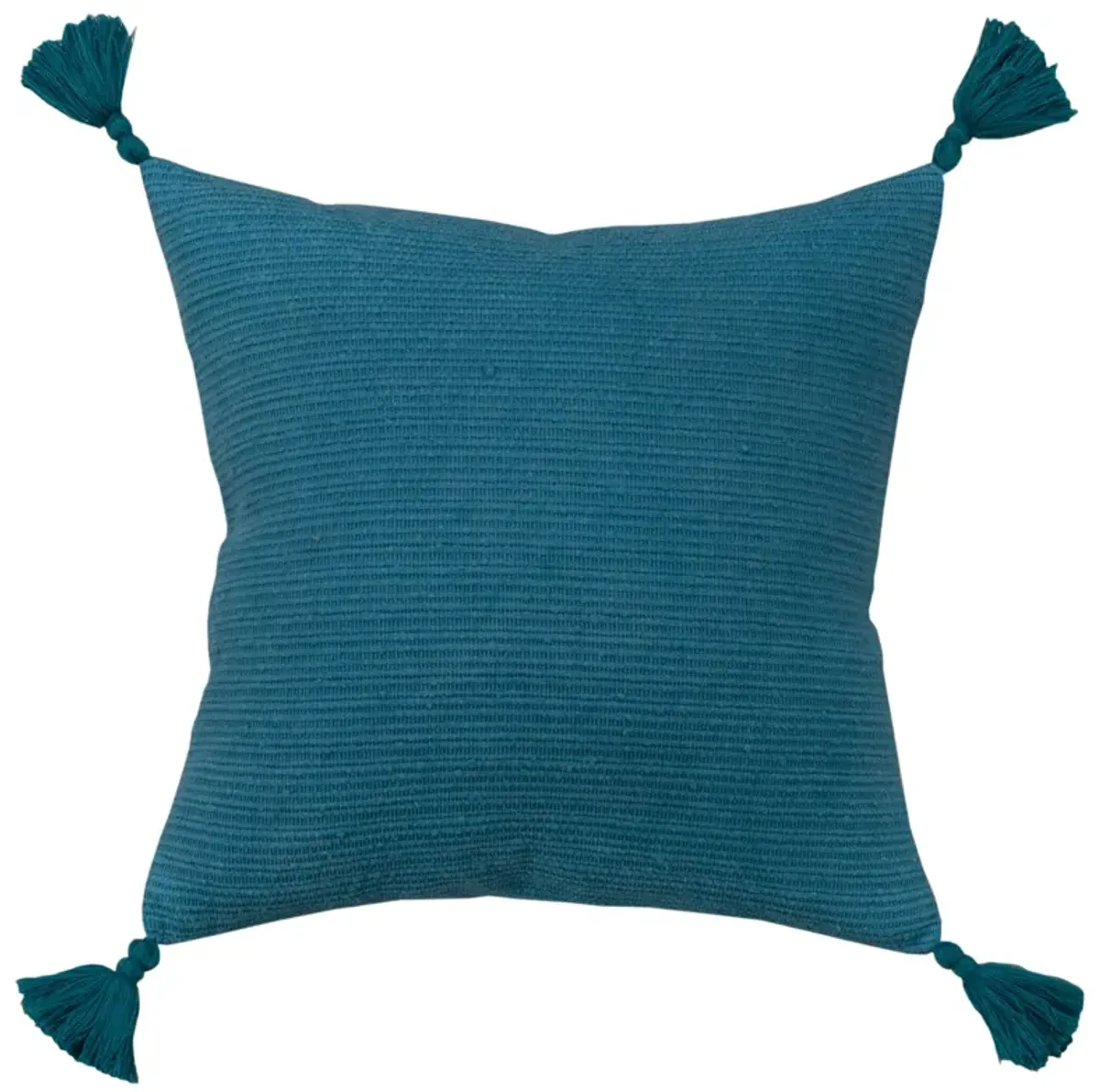 Solid Stripe Teal Pillow