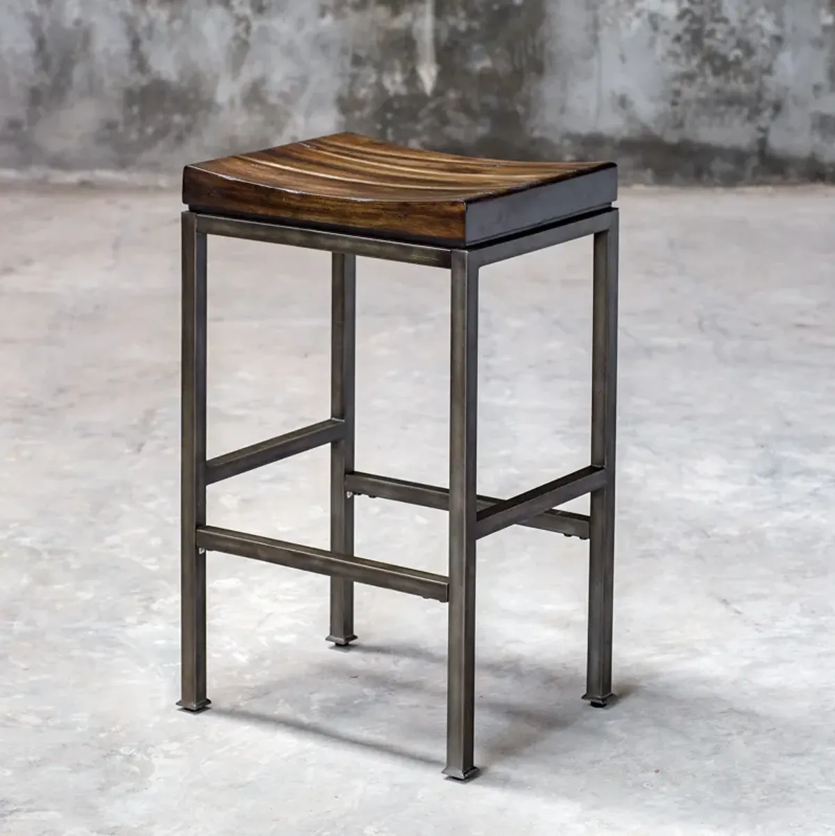 Beck Industrial Bar Stool