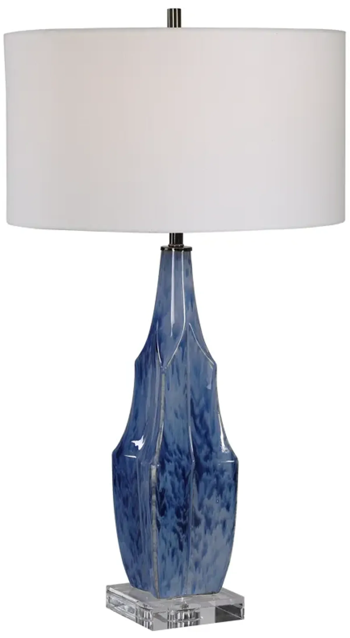 Everard Blue Table Lamp