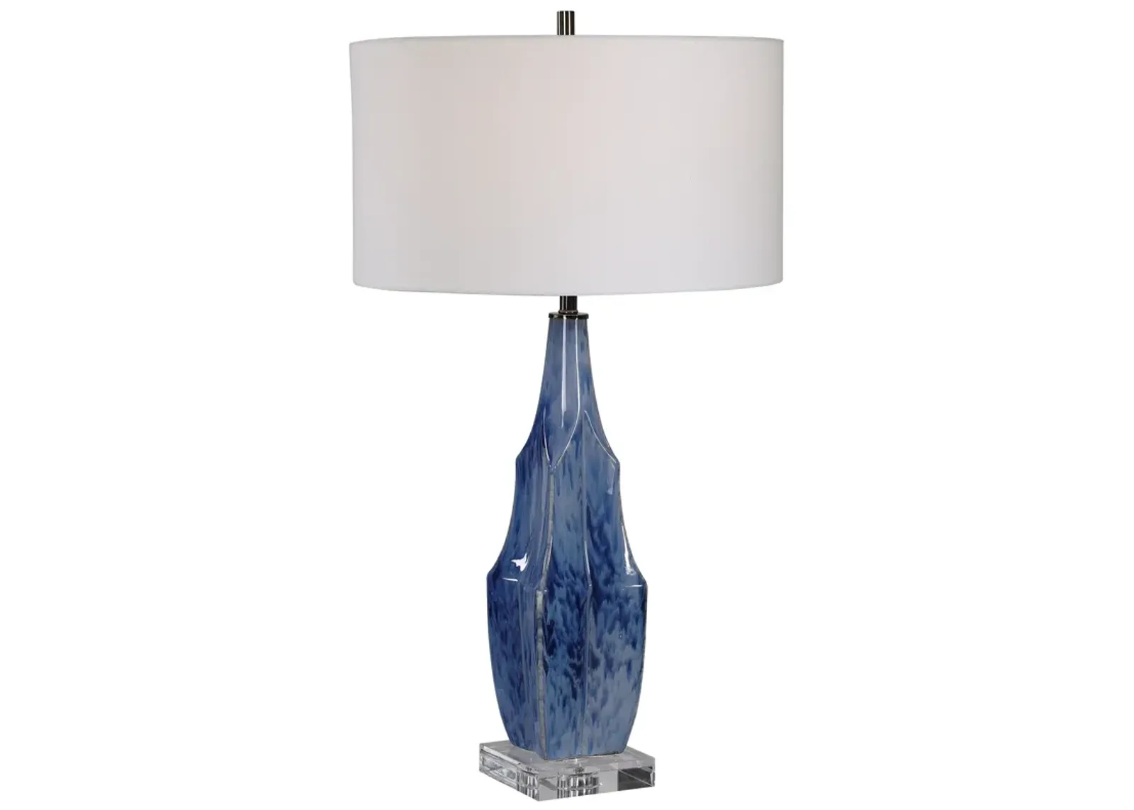 Everard Blue Table Lamp