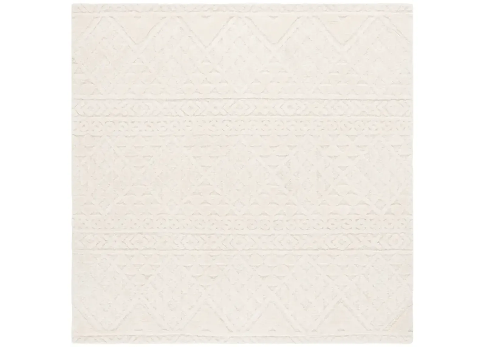 MYKONOS 406 IVORY 6' x 6' Square Square Rug