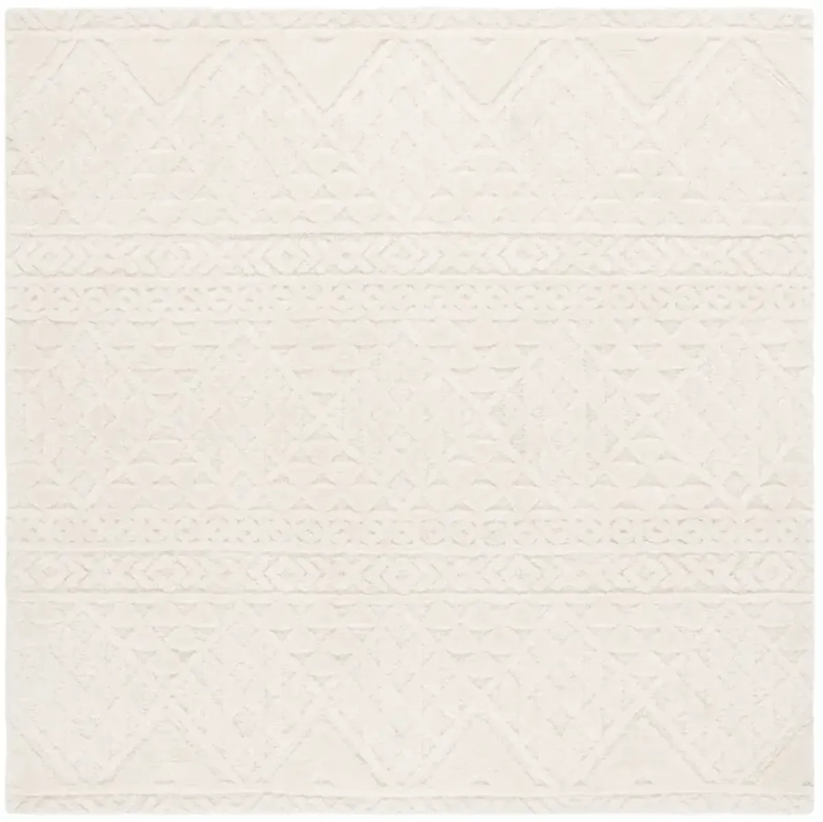 MYKONOS 406 IVORY 6' x 6' Square Square Rug