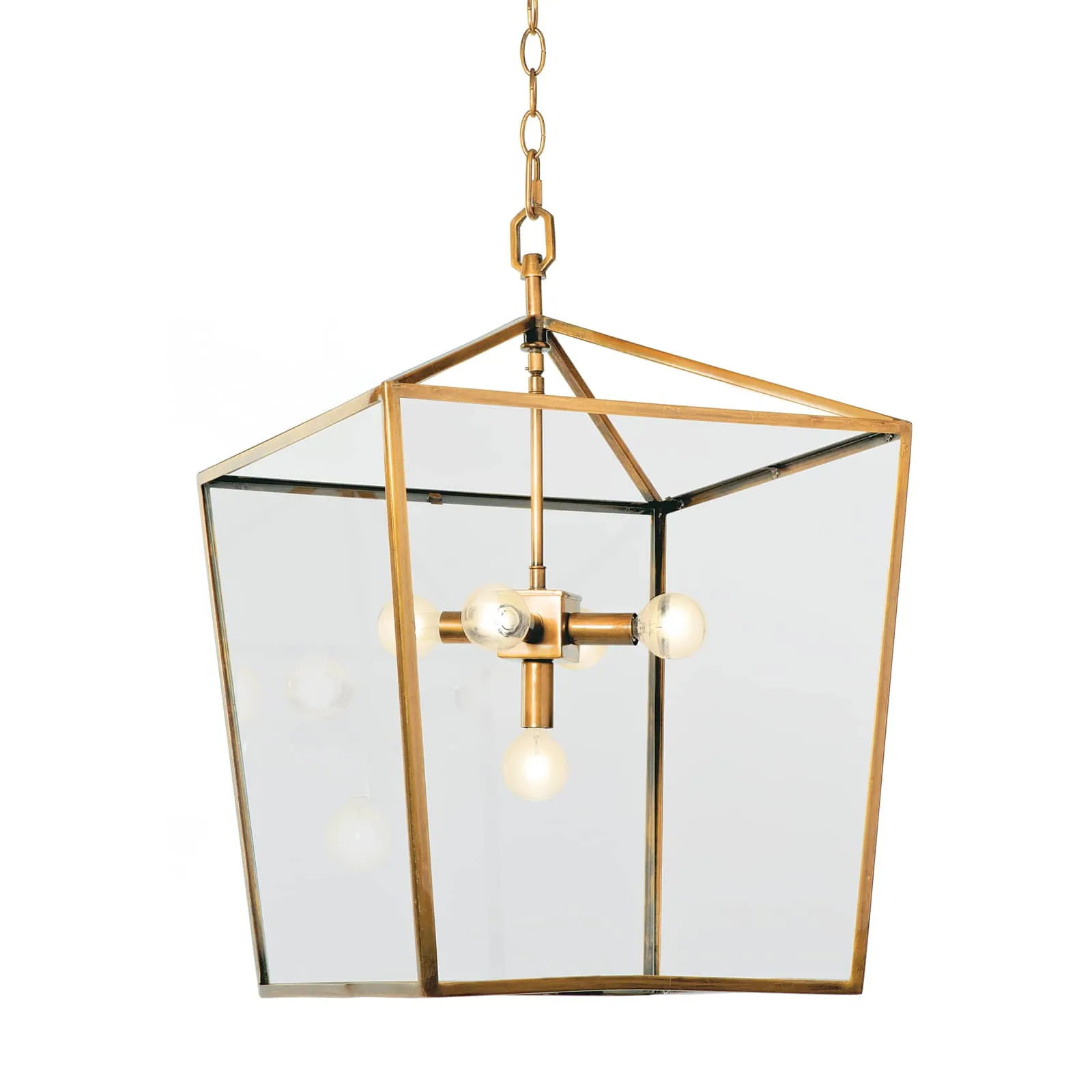 Camden Lantern (Natural Brass)