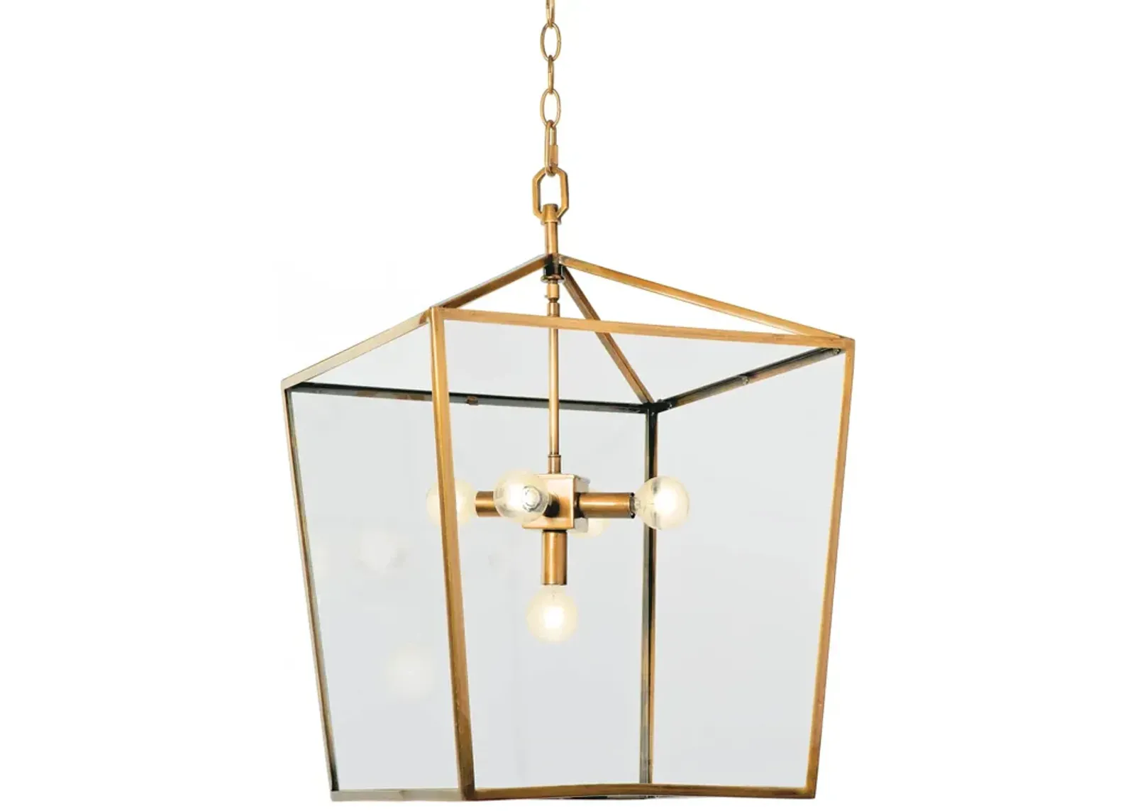 Camden Lantern (Natural Brass)