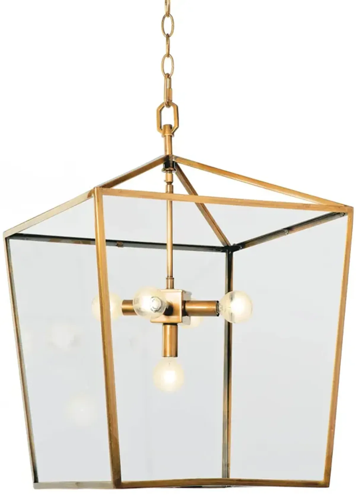 Camden Lantern (Natural Brass)