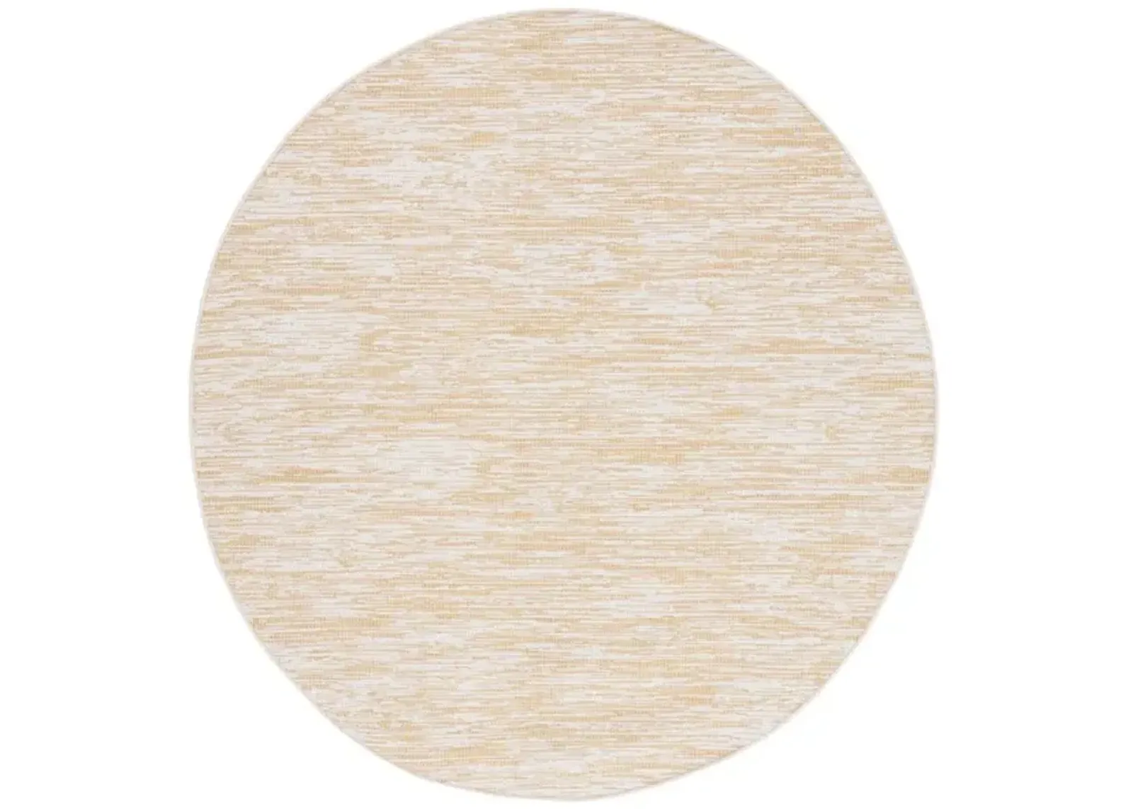 HAMPTON 200 Yellow 6'-5' X 6'-5' Round Round Rug