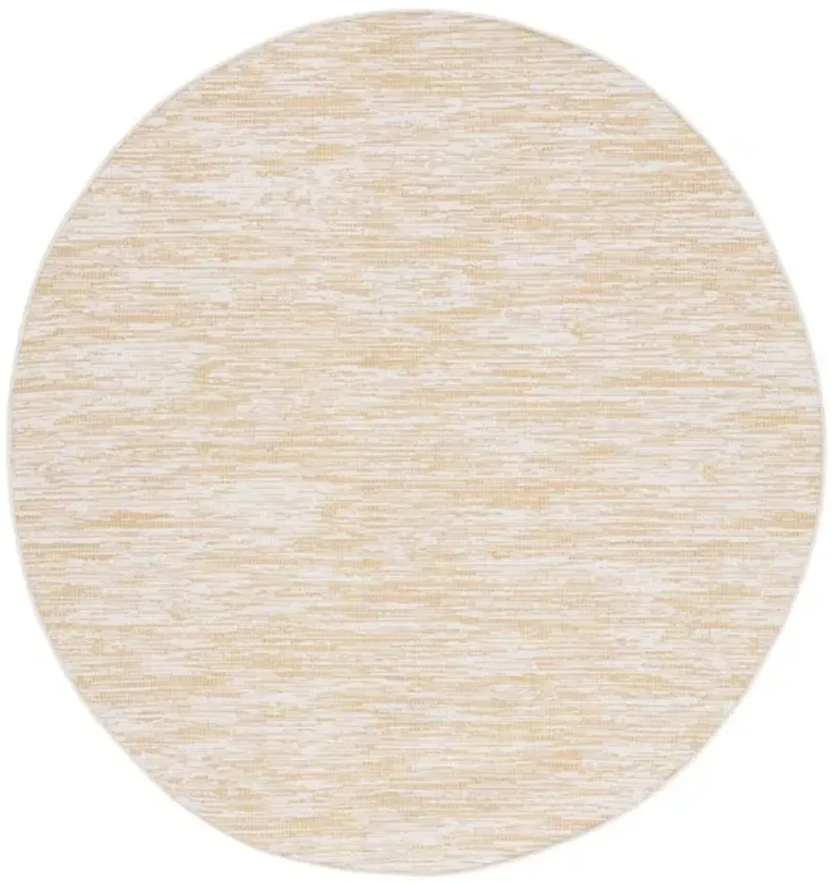 HAMPTON 200 Yellow 6'-5' X 6'-5' Round Round Rug