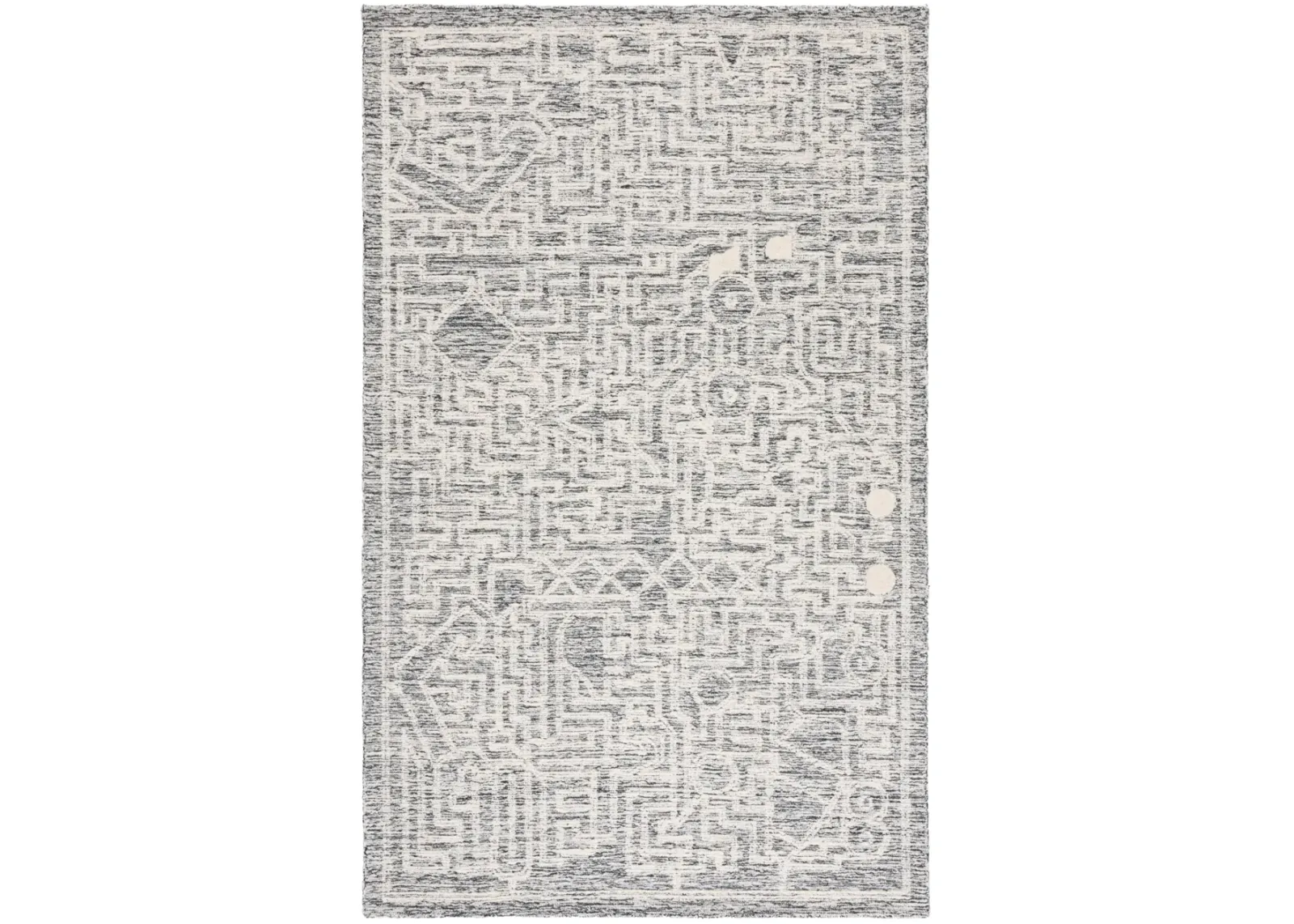 ABSTRACT 462 CHARCOAL  6' x 9' Medium Rectangle Rug