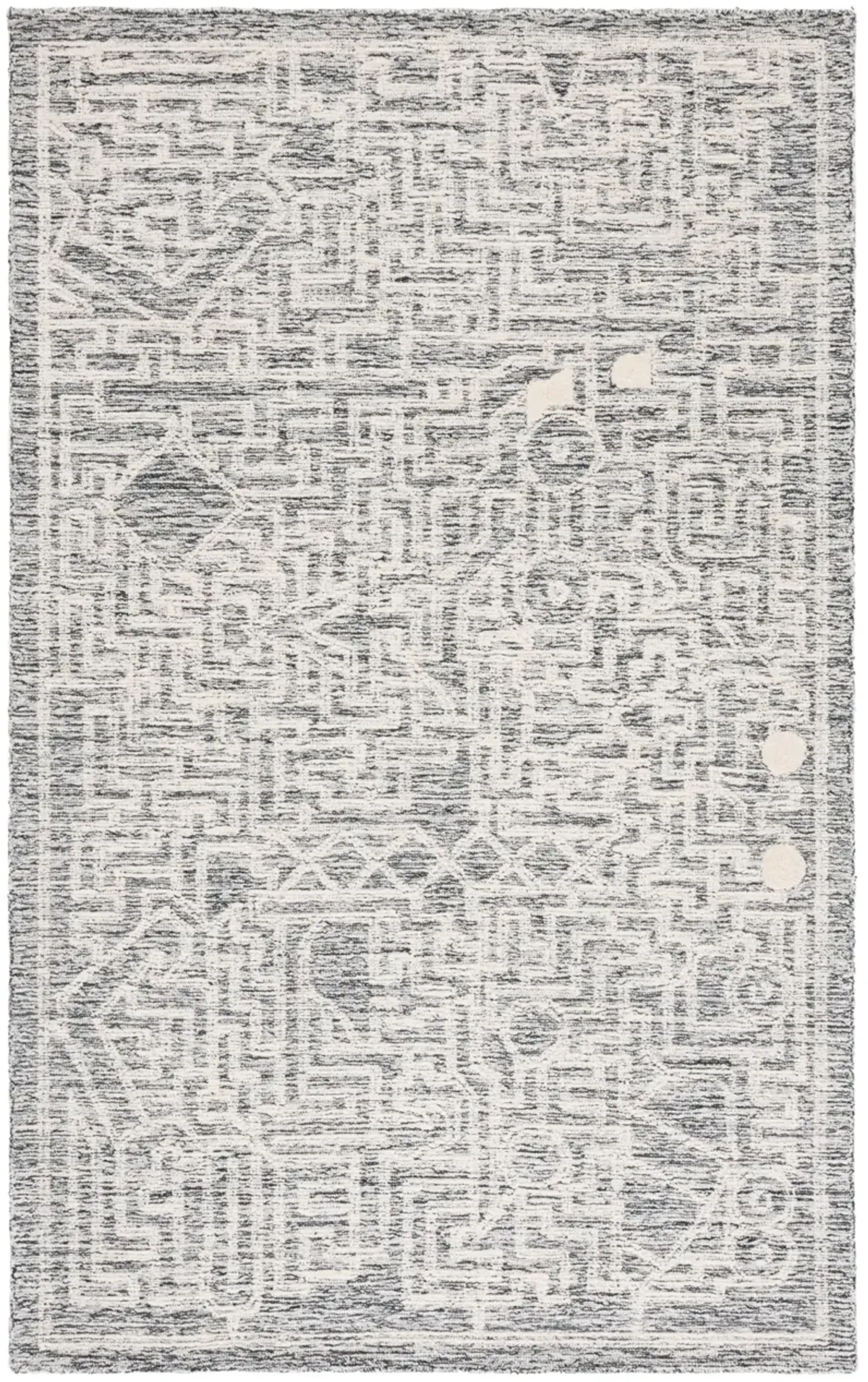 ABSTRACT 462 CHARCOAL  6' x 9' Medium Rectangle Rug