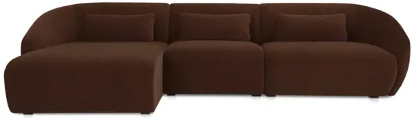 Amelia Lounge Modular Left Sectional Chestnut