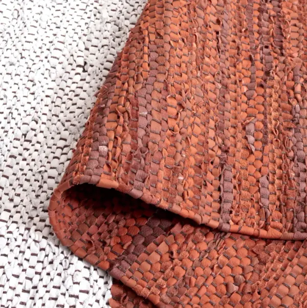 VINTAGE LEATHER 310 LIGHT GREY  6' x 6' Square Square Rug