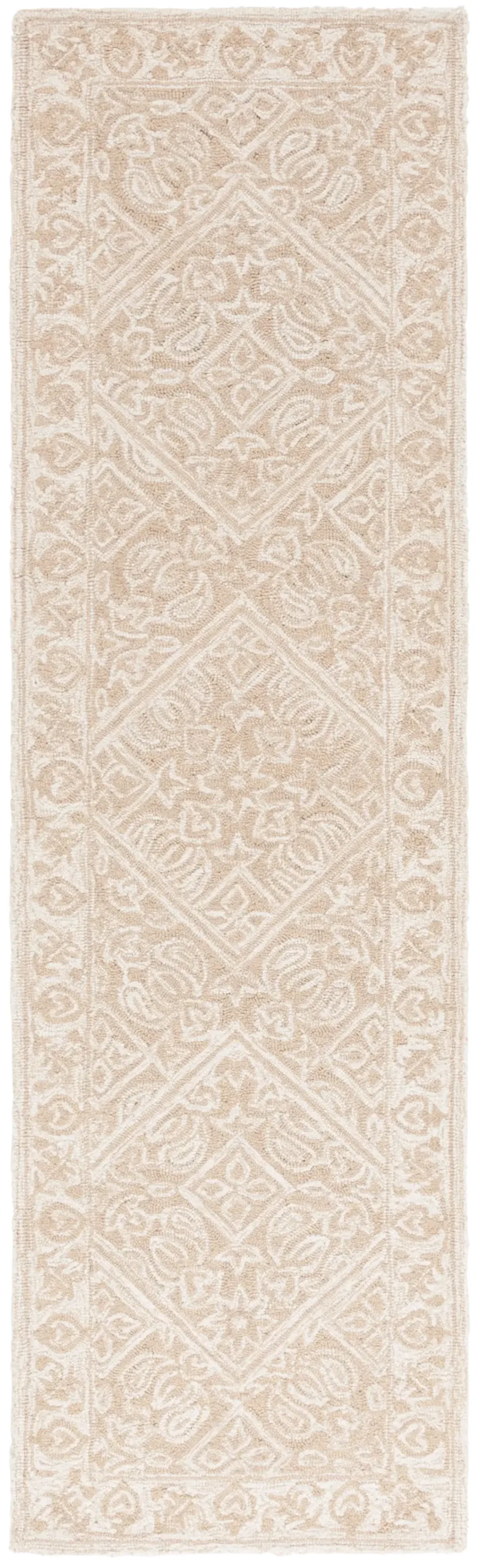 DIP DYE 151 BEIGE  2'-3' x 8' Runner Rug