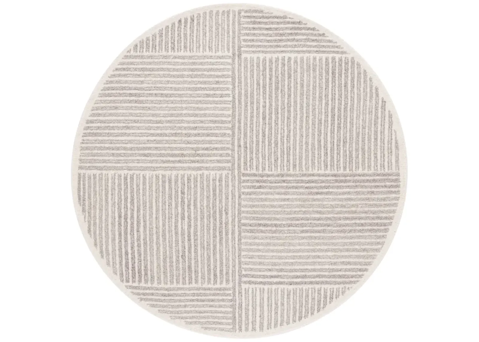 RENEWAL 208 GREY  6' x 6' Round Round Rug