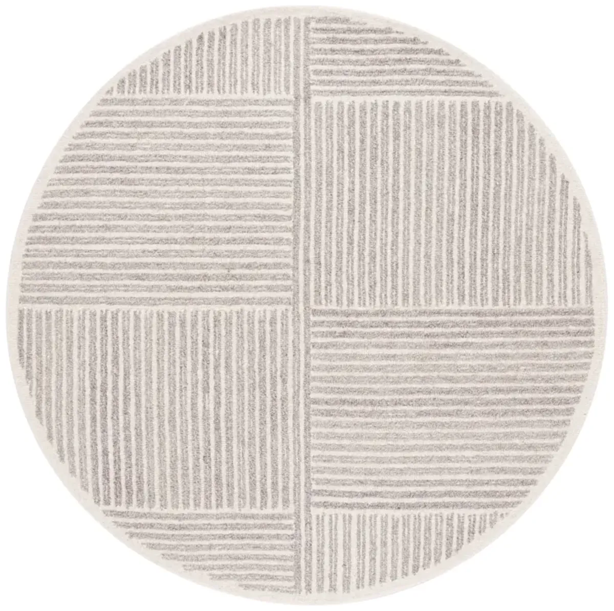 RENEWAL 208 GREY  6' x 6' Round Round Rug