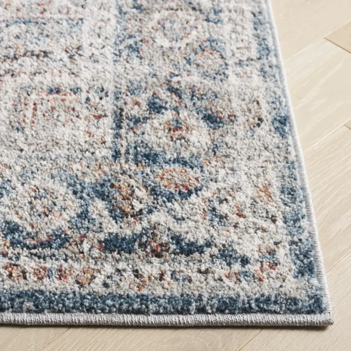 VINTAGE TABRIZ 208 BLUE  2' x 8' Runner Rug