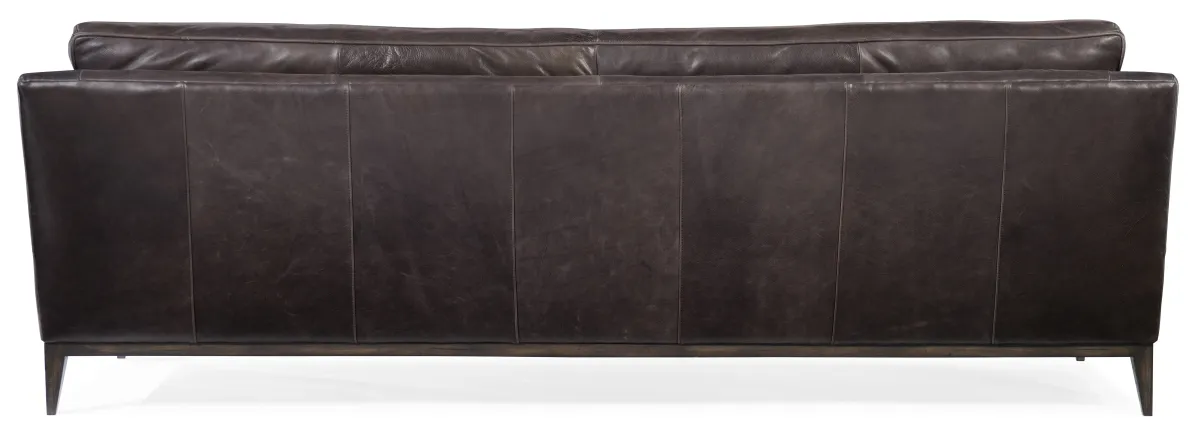 Kandor Leather Stationary Sofa