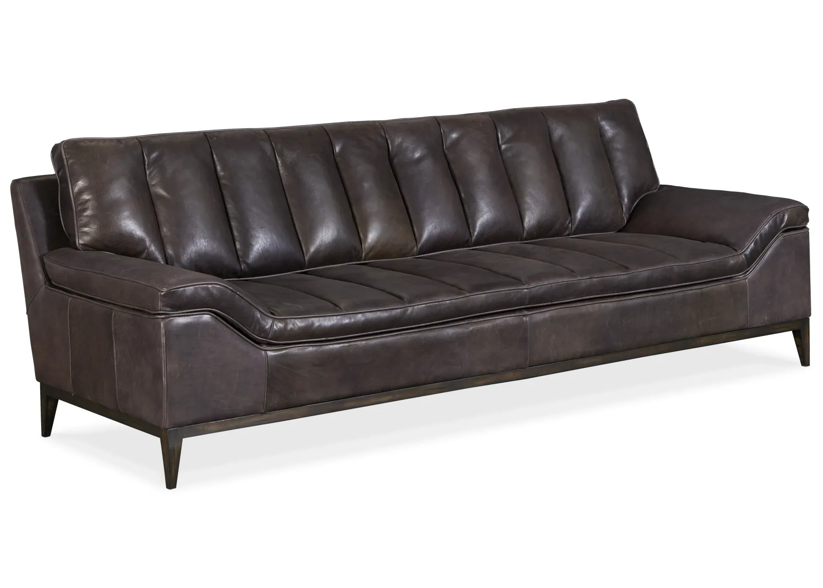 Kandor Leather Stationary Sofa