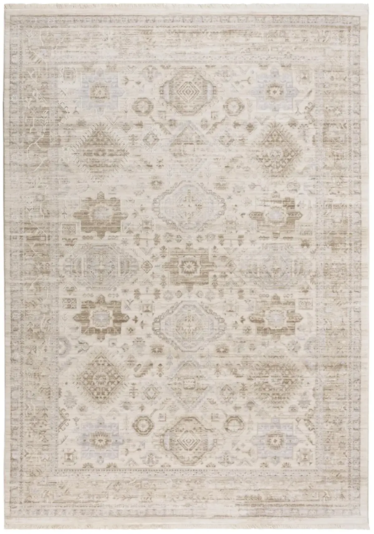 Iconic Natural  Persian/Classic Polyester/Propylene 8'10" x 11'10" Rectangle Rug